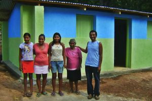 Construcción de viviendas para familias chorotegas